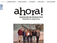 Tablet Screenshot of historiaoralargentina.org